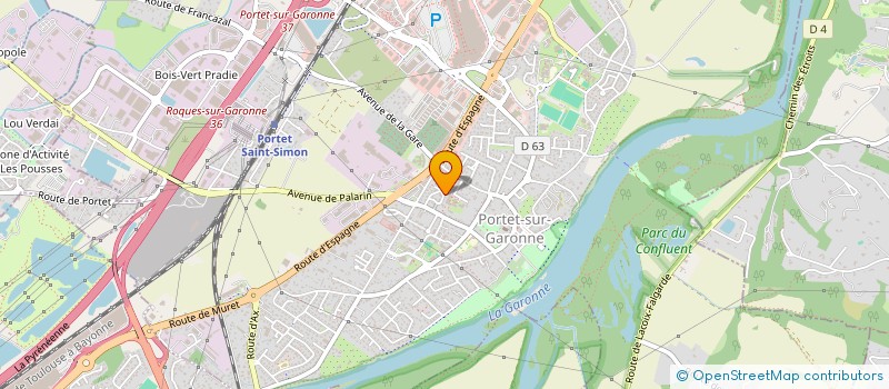 localisation de l'entreprise EURL MUSTAPHA BELHADJ TRAVAUX PAR APREVIATION M.B.T.  PORTET-SUR-GARONNE