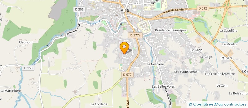 localisation de l'entreprise EURL MYRIAM à VIRE NORMANDIE