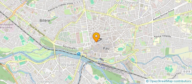 localisation de l'entreprise EURL MYRIAM POUR ELLE à PAU