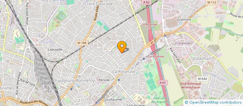localisation de l'entreprise EURL N.B PLATRERIE à TOULOUSE