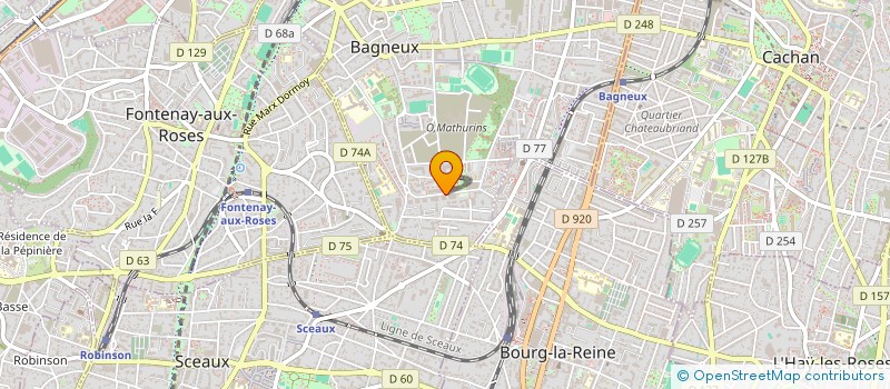 localisation de l'entreprise EURL N'GUYEN à BAGNEUX