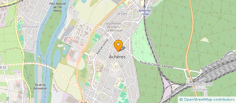 localisation de l'entreprise EURL N.MARQUES à ACHERES