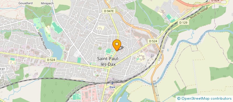 localisation de l'entreprise EURL N. PAPAILHAU à SAINT-PAUL-LES-DAX