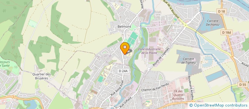 localisation de l'entreprise EURL N2M CONCEPT AUTO  CHAVANOZ