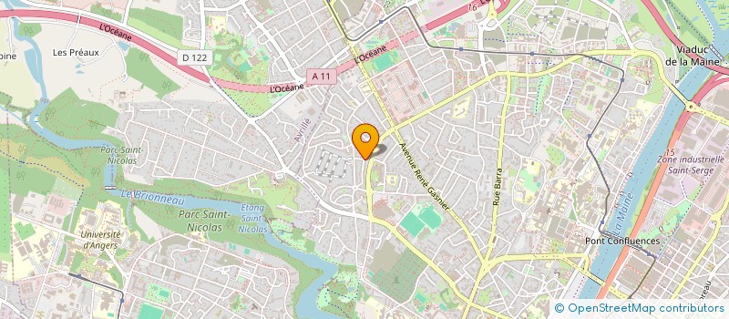 localisation de l'entreprise EURL NAJAM TAXI à ANGERS