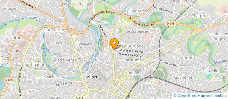 localisation de l'entreprise EURL NAMAM  NIORT