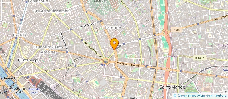 localisation de l'entreprise EURL NAOMIE.A  PARIS