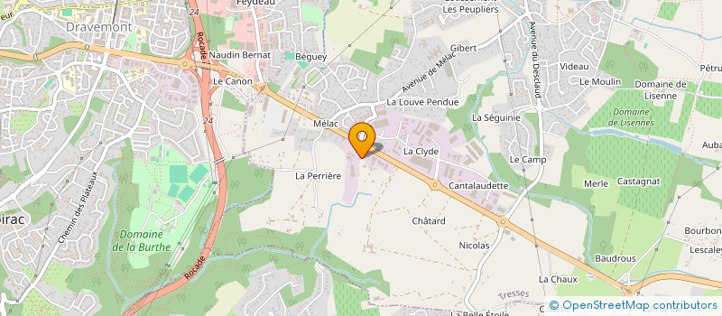 localisation de l'entreprise EURL NASA  TRESSES