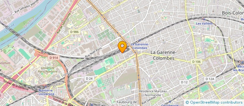 localisation de l'entreprise EURL NATDECO à LA GARENNE-COLOMBES