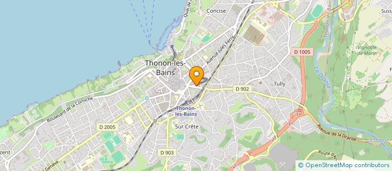 localisation de l'entreprise EURL NATH F à THONON-LES-BAINS