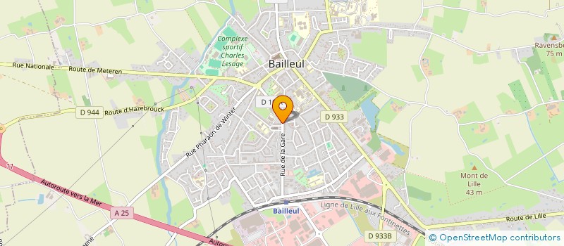 localisation de l'entreprise EURL NATHALIE à BAILLEUL