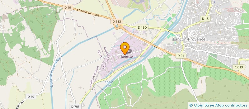 localisation de l'entreprise EURL NATURE ET PASSION  LANCON-PROVENCE