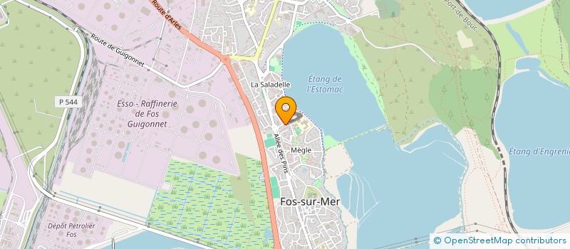 localisation de l'entreprise EURL NAUTI LUX à FOS-SUR-MER