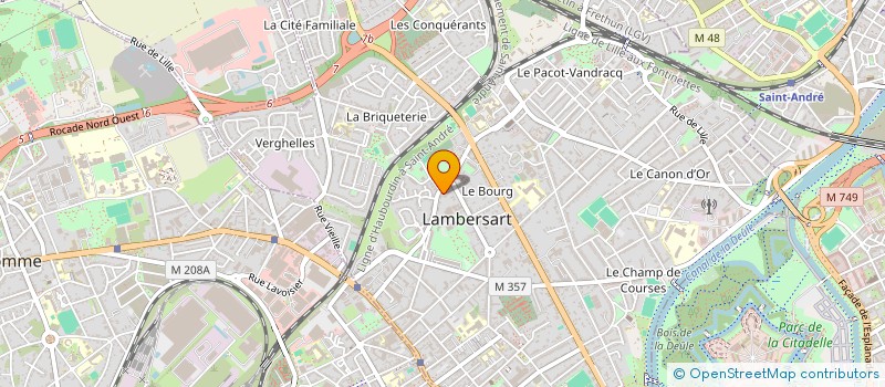 localisation de l'entreprise EURL NAVEAU à LAMBERSART