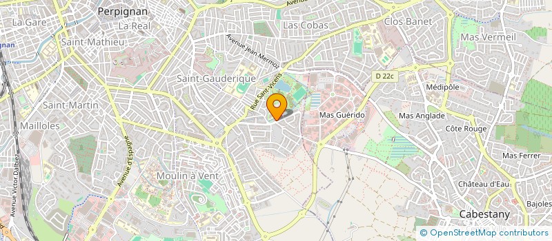 localisation de l'entreprise EURL NC  PERPIGNAN