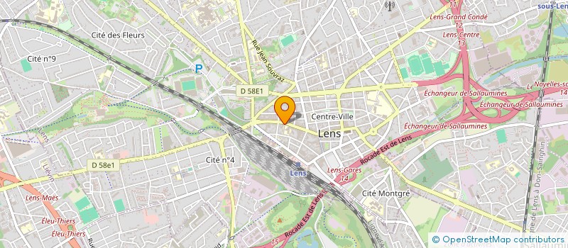 localisation de l'entreprise EURL NC à LENS