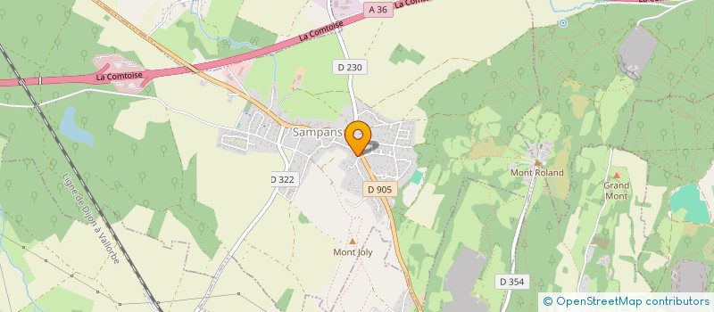 localisation de l'entreprise EURL NEGRELLO  SAMPANS