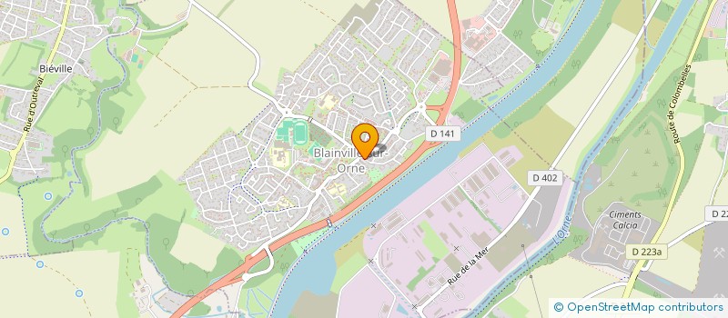 localisation de l'entreprise EURL NEGRINI-MARIE à BLAINVILLE-SUR-ORNE