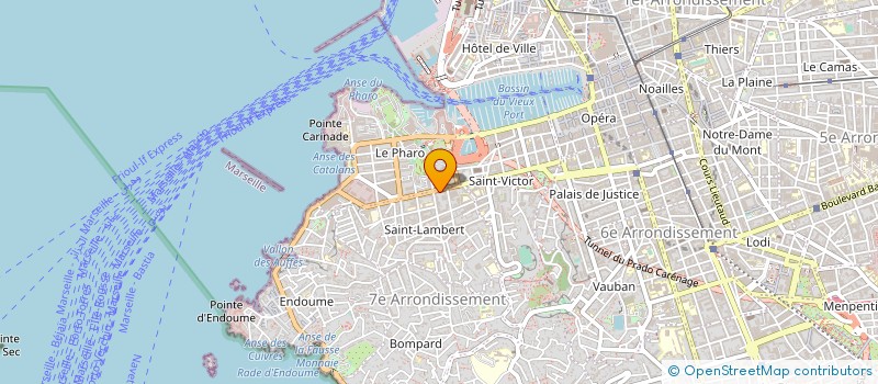 localisation de l'entreprise EURL NETECLAIR à MARSEILLE