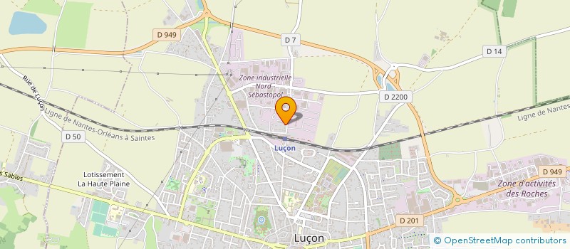 localisation de l'entreprise EURL NETTOYAGE ENTRETIEN LUCONNAIS à LUCON