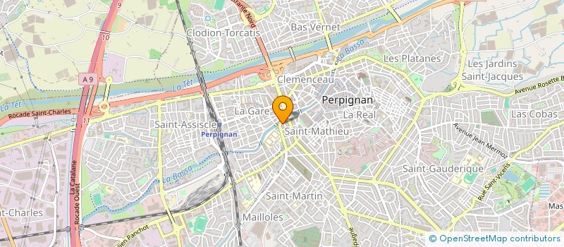 localisation de l'entreprise EURL NEW BIKE  PERPIGNAN