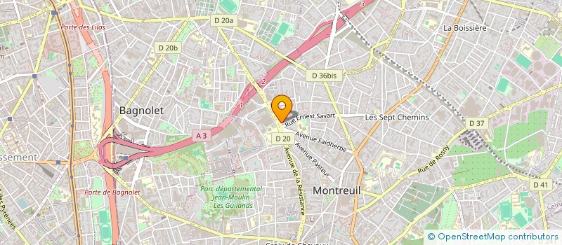 localisation de l'entreprise EURL NEWWAY à MONTREUIL