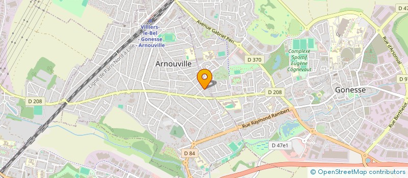 localisation de l'entreprise EURL NICOARA à ARNOUVILLE