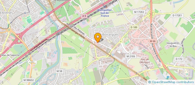 localisation de l'entreprise EURL NICOLAS  LATTES