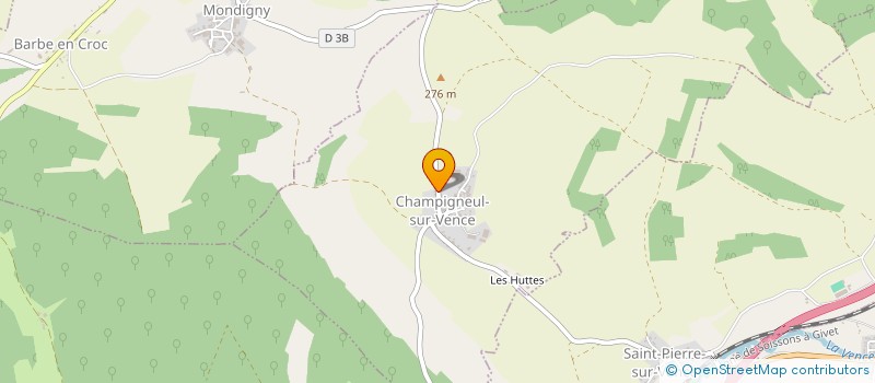 localisation de l'entreprise EURL NICOLAS DOUCET  CHAMPIGNEUL-SUR-VENCE