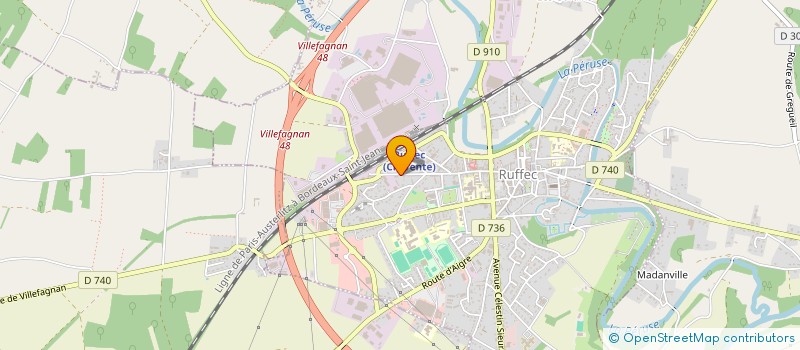 localisation de l'entreprise EURL NICOLAS FERRANT  RUFFEC