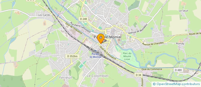 localisation de l'entreprise EURL NICOLAS MARTIN à DIGOIN