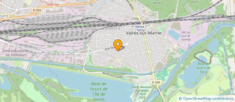 localisation de l'entreprise EURL NICOLAS PANSIOT  VAIRES-SUR-MARNE