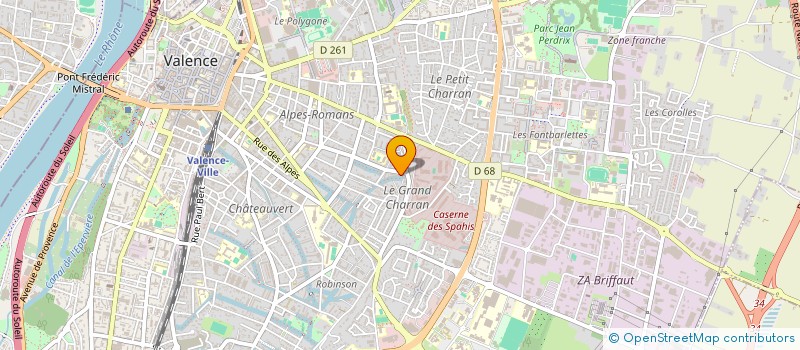 localisation de l'entreprise EURL NICOLAS ZORTIAN TRAITEUR CHEF A DOMICILE  VALENCE