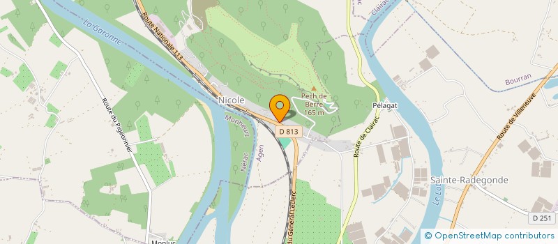 localisation de l'entreprise EURL NICOLE CHARPENTE COUVERTURE  NICOLE