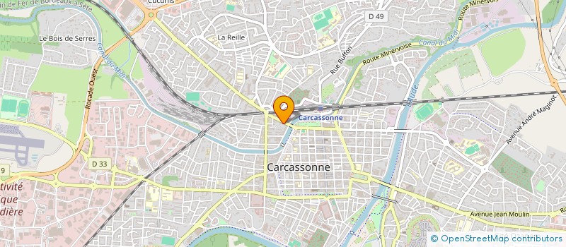 localisation de l'entreprise EURL NICOLINI à CARCASSONNE