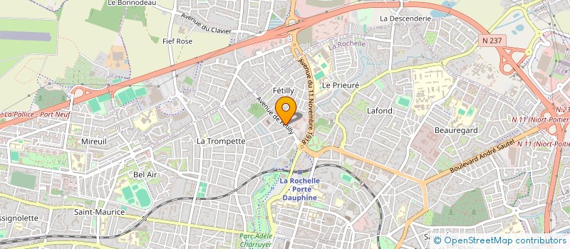 localisation de l'entreprise EURL NICOLORE  LA ROCHELLE