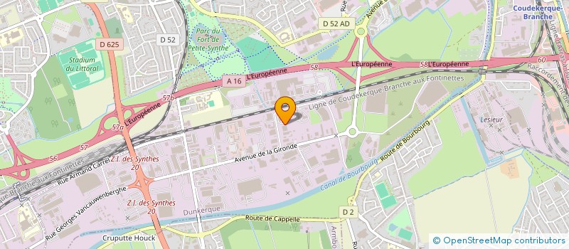 localisation de l'entreprise EURL NIEMANN à DUNKERQUE