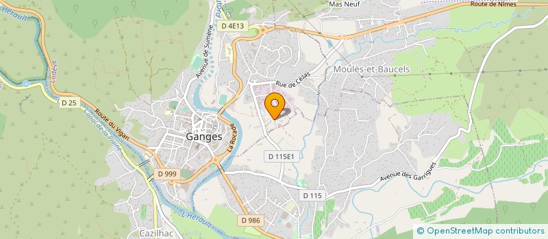 localisation de l'entreprise EURL NOBLEBOIS à GANGES