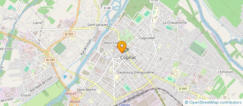 localisation de l'entreprise EURL NOEL à COGNAC