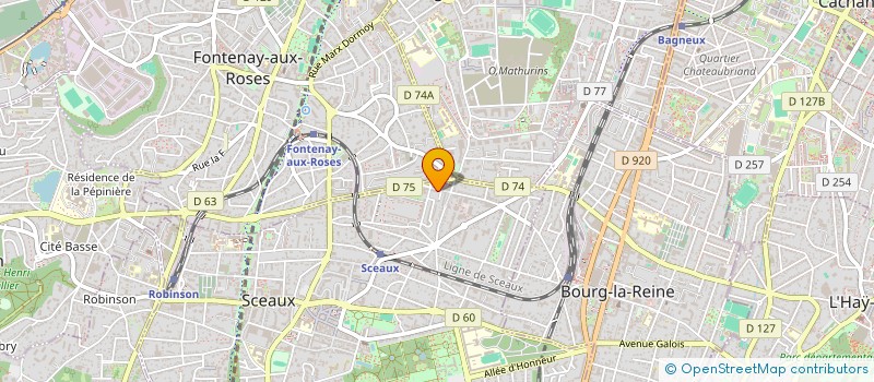 localisation de l'entreprise EURL NOORE à SCEAUX