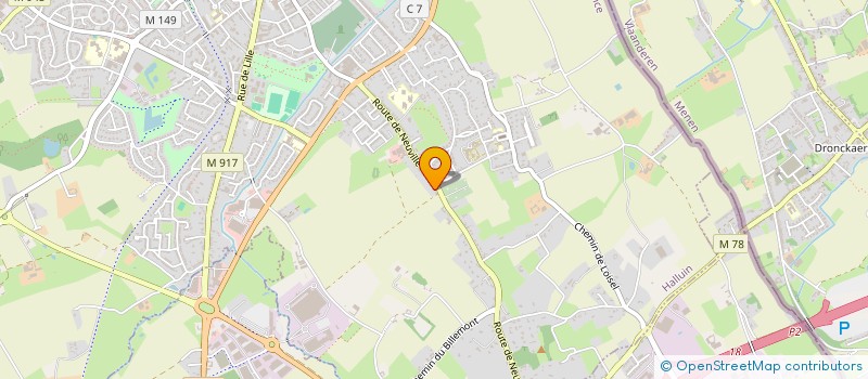 localisation de l'entreprise EURL NORD COURTAGE TRAVAUX à HALLUIN