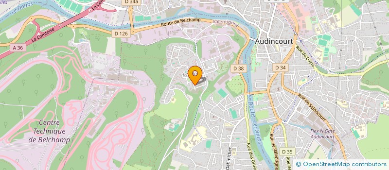 localisation de l'entreprise EURL NORD EST ETANCHEITE à VALENTIGNEY