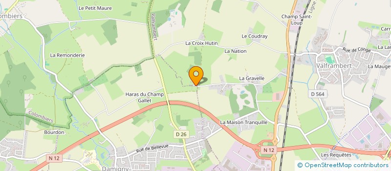 localisation de l'entreprise EURL NORMANDIE PROTECTION INCENDIE à VALFRAMBERT