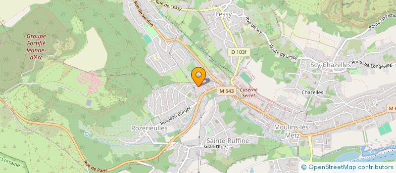 localisation de l'entreprise EURL NOSE  ROZERIEULLES