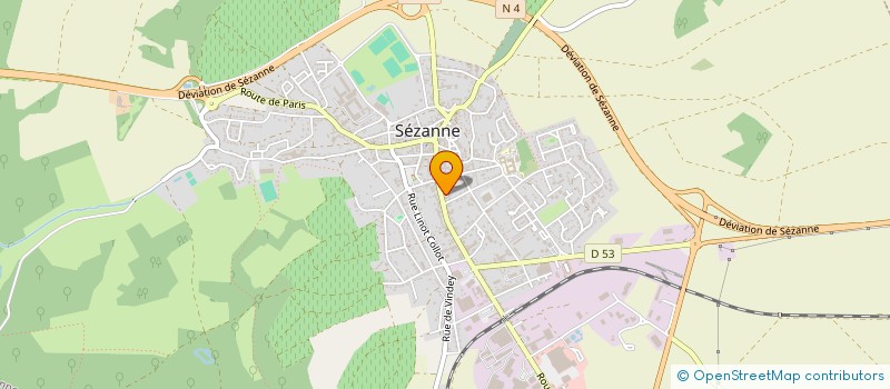 localisation de l'entreprise EURL NOTRE DAME LEFEVRE  SEZANNE