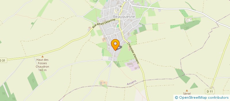 localisation de l'entreprise EURL NOTRE MAISON  DOULLENS