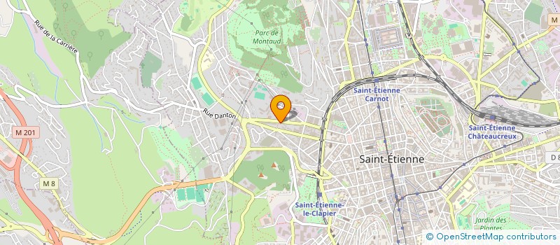 localisation de l'entreprise EURL NOUR.COM à SAINT-ETIENNE