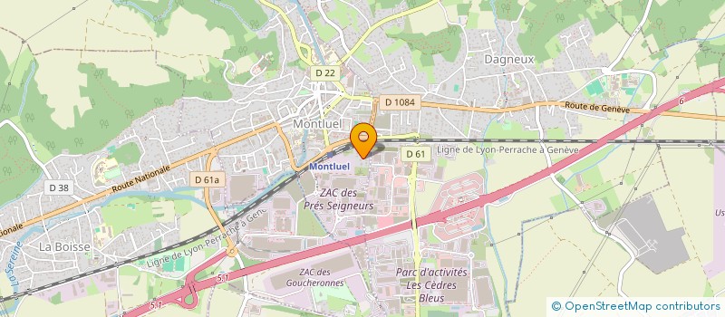 localisation de l'entreprise EURL NOUVELLE SMD AGENCEMENT à DAGNEUX