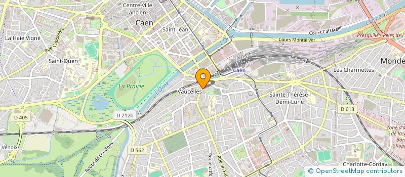 localisation de l'entreprise EURL NOUVELLE VAGUE à CAEN