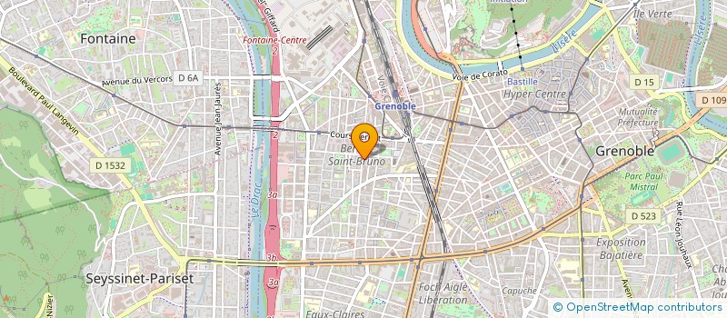 localisation de l'entreprise EURL NOUVELLES IMAGES à GRENOBLE